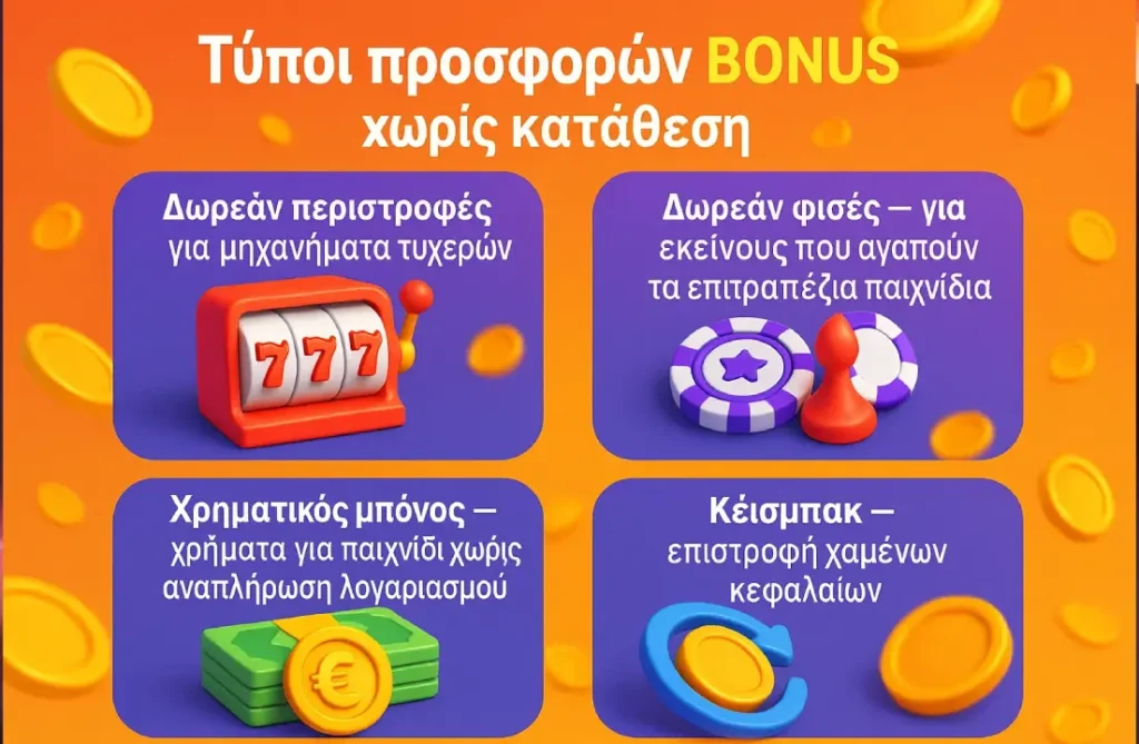 δωρα χωρις καταθεση