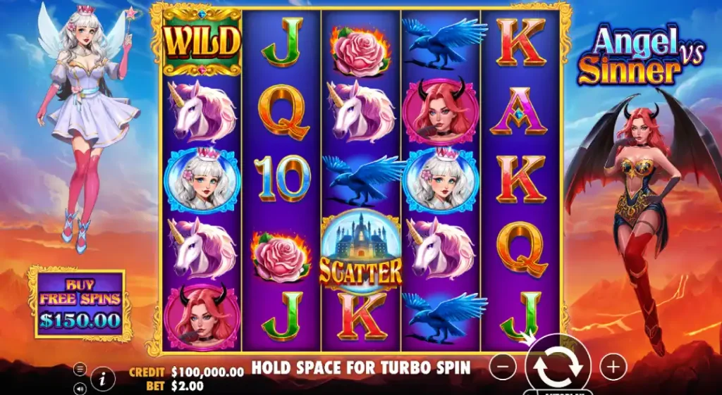 Angel vs Sinner free spins no deposit casino