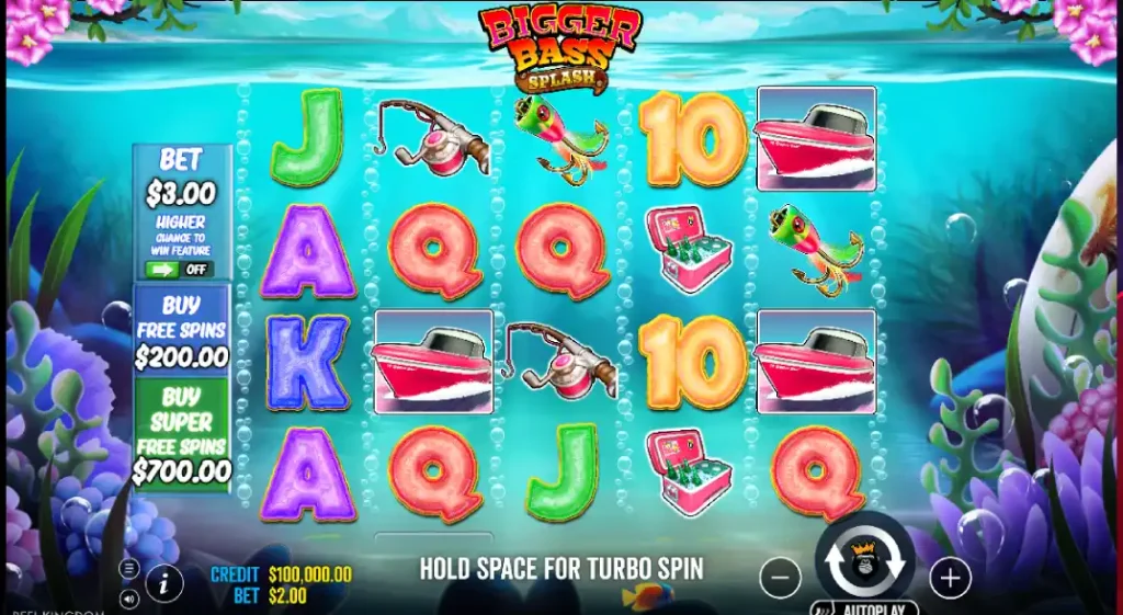 Big Bass Splash free spins no deposit