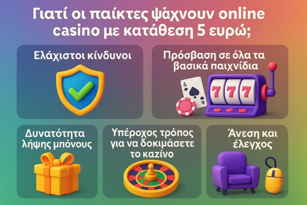 online casino 5 ευρώ