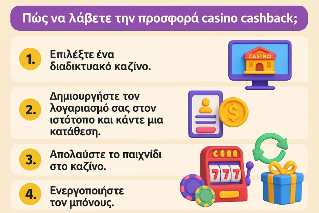 online casino cashback