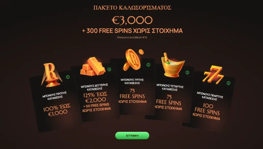 ritzo casino welcome bonus
