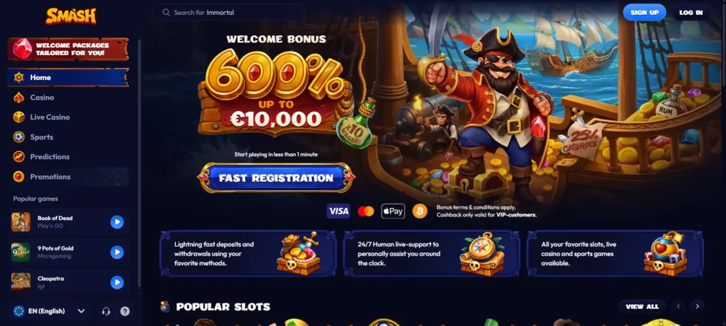 smash casino online