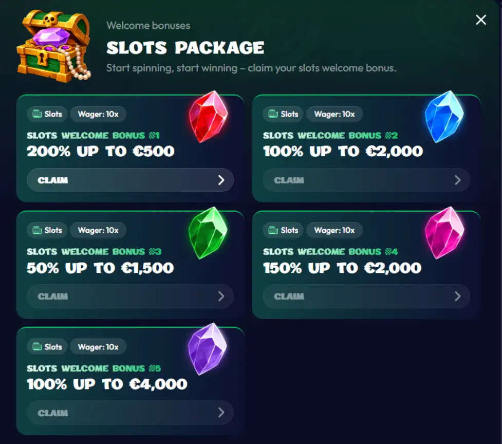 Smash casino welcome bonus